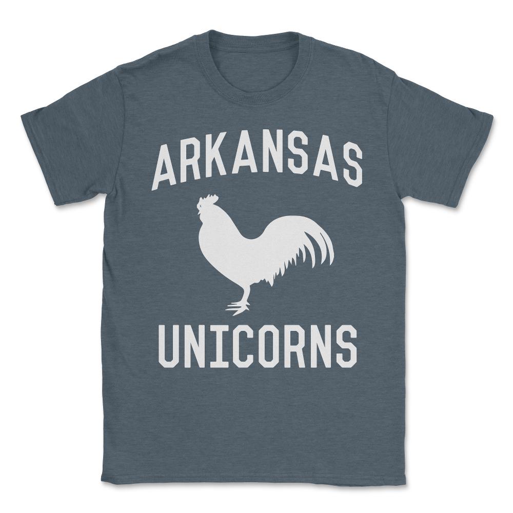 Arkansas Unicorns Unisex T-Shirt - Dark Grey Heather