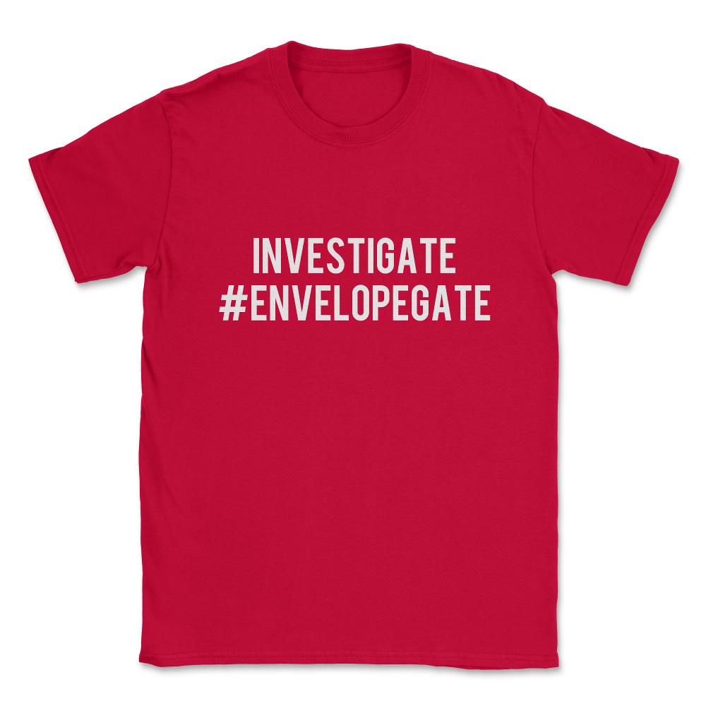 Investigate Envelopegate Unisex T-Shirt - Red