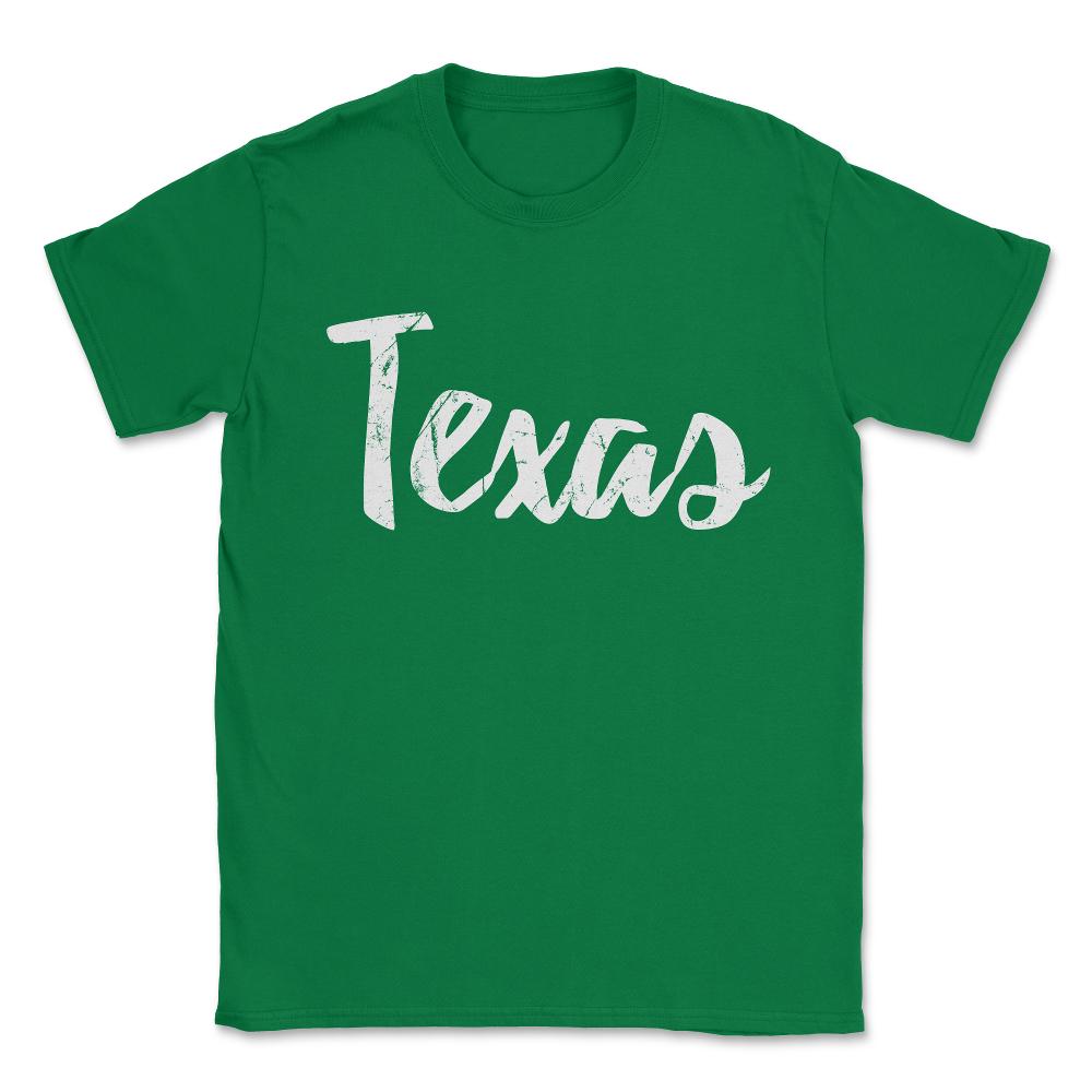 Texas Unisex T-Shirt - Green