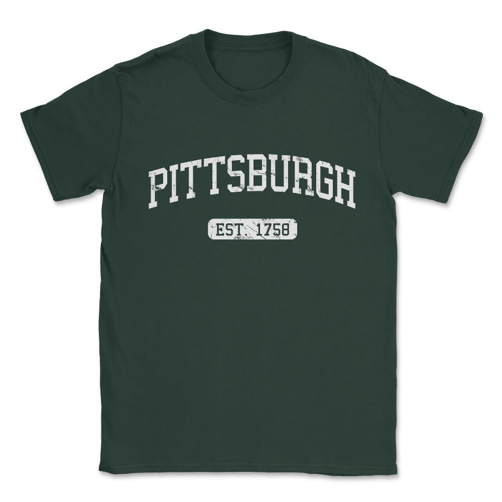 Pittsburg 1771 Unisex T-Shirt - Forest Green