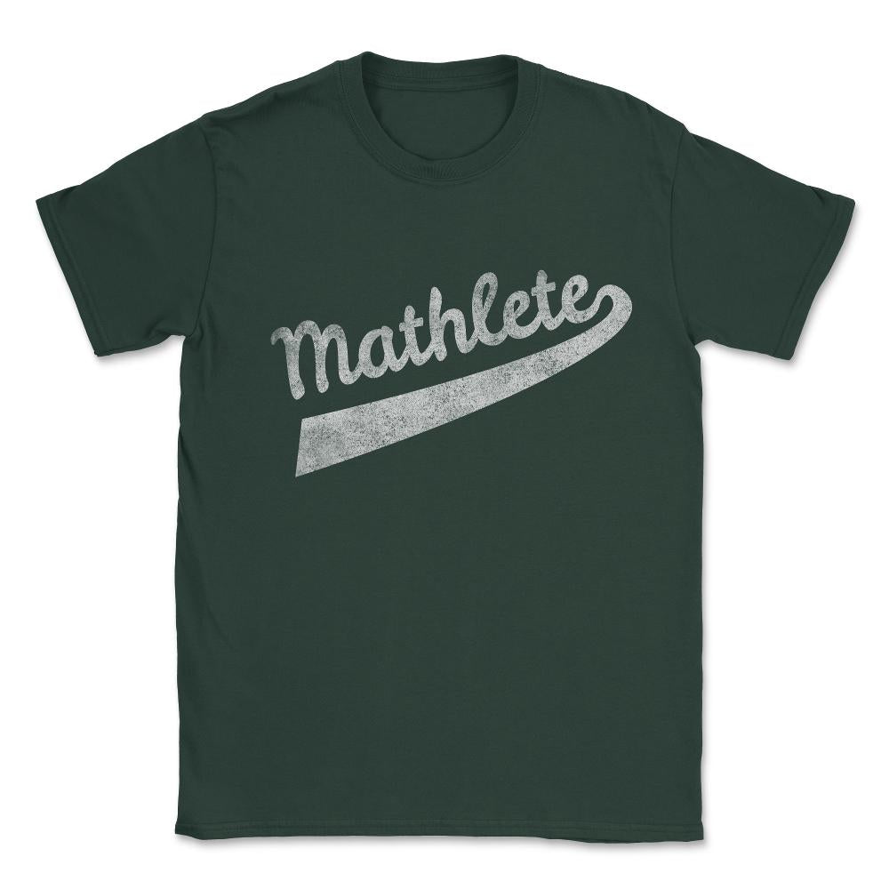 Mathlete Vintage Unisex T-Shirt - Forest Green