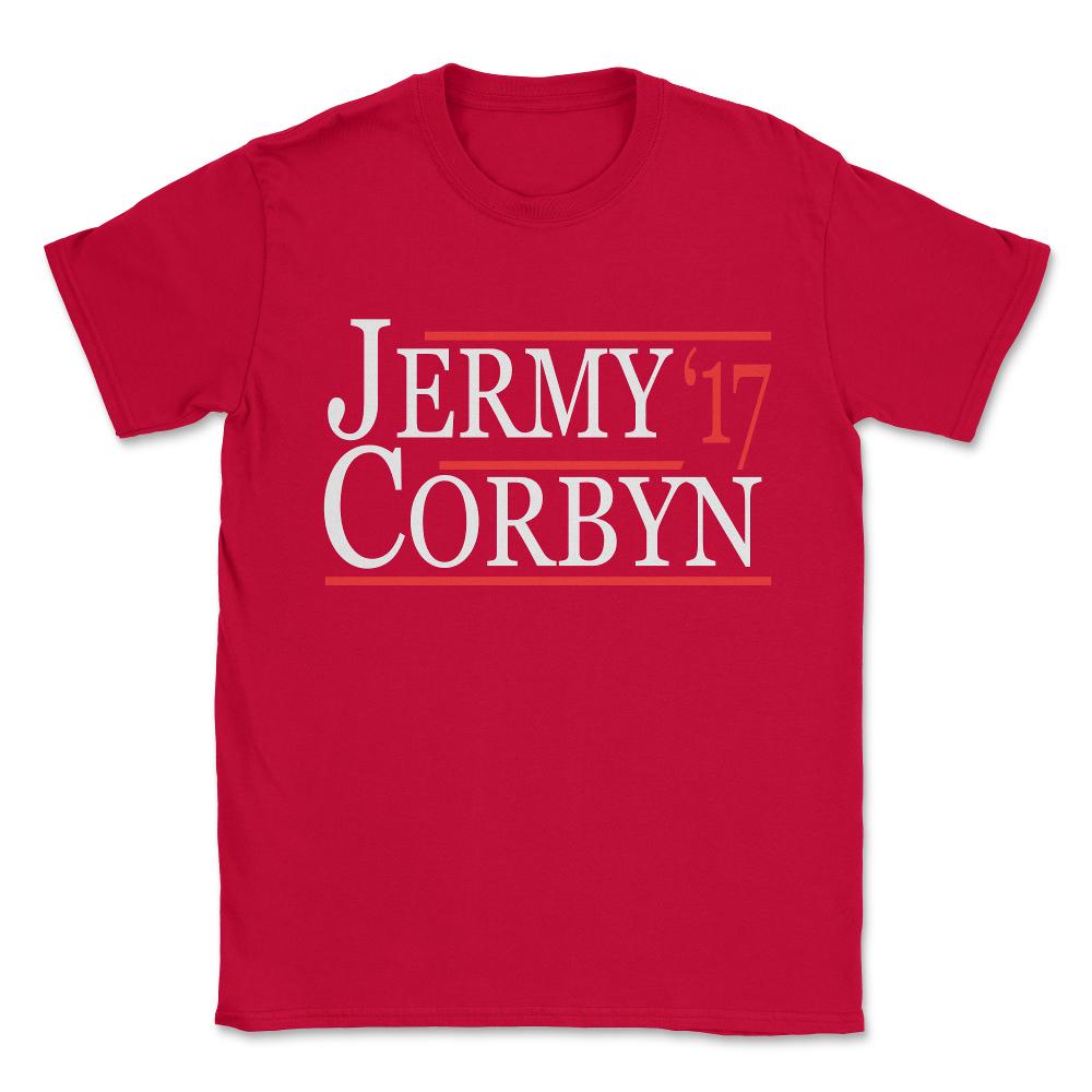 Jeremy Corbyn Labour Leader Unisex T-Shirt - Red