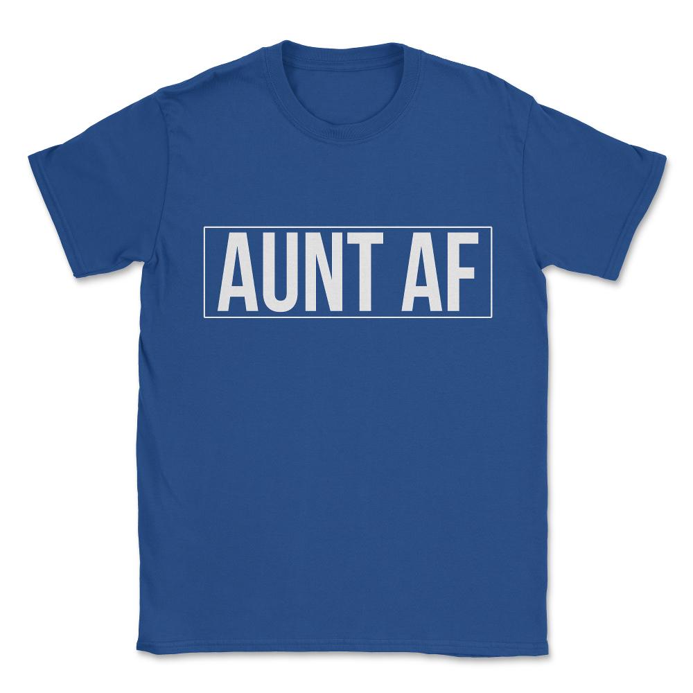Aunt Af Unisex T-Shirt - Royal Blue
