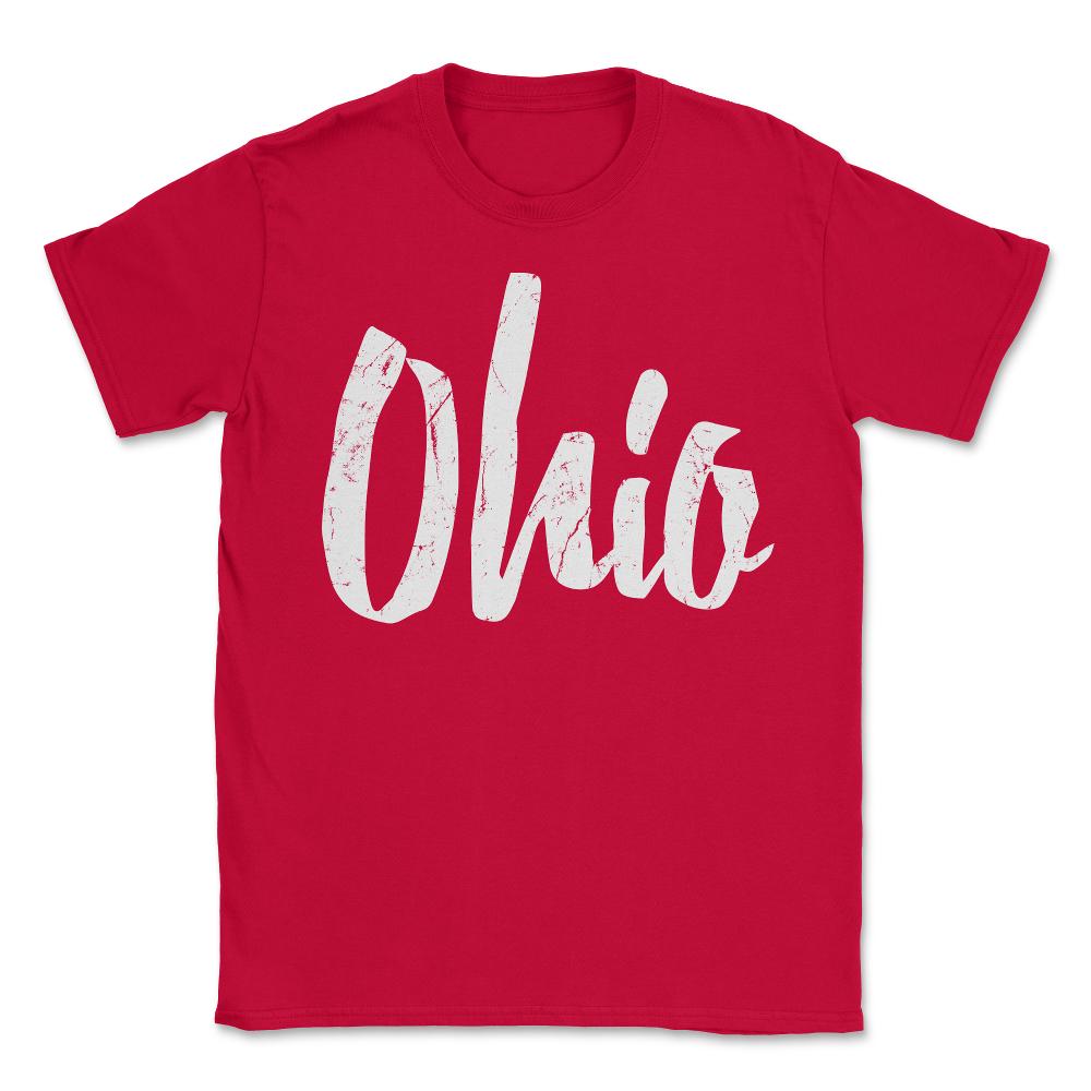 Ohio Unisex T-Shirt - Red