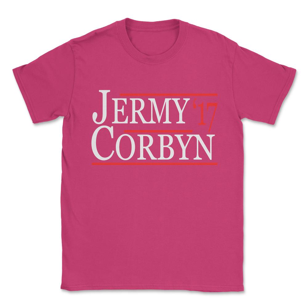 Jeremy Corbyn Labour Leader Unisex T-Shirt - Heliconia