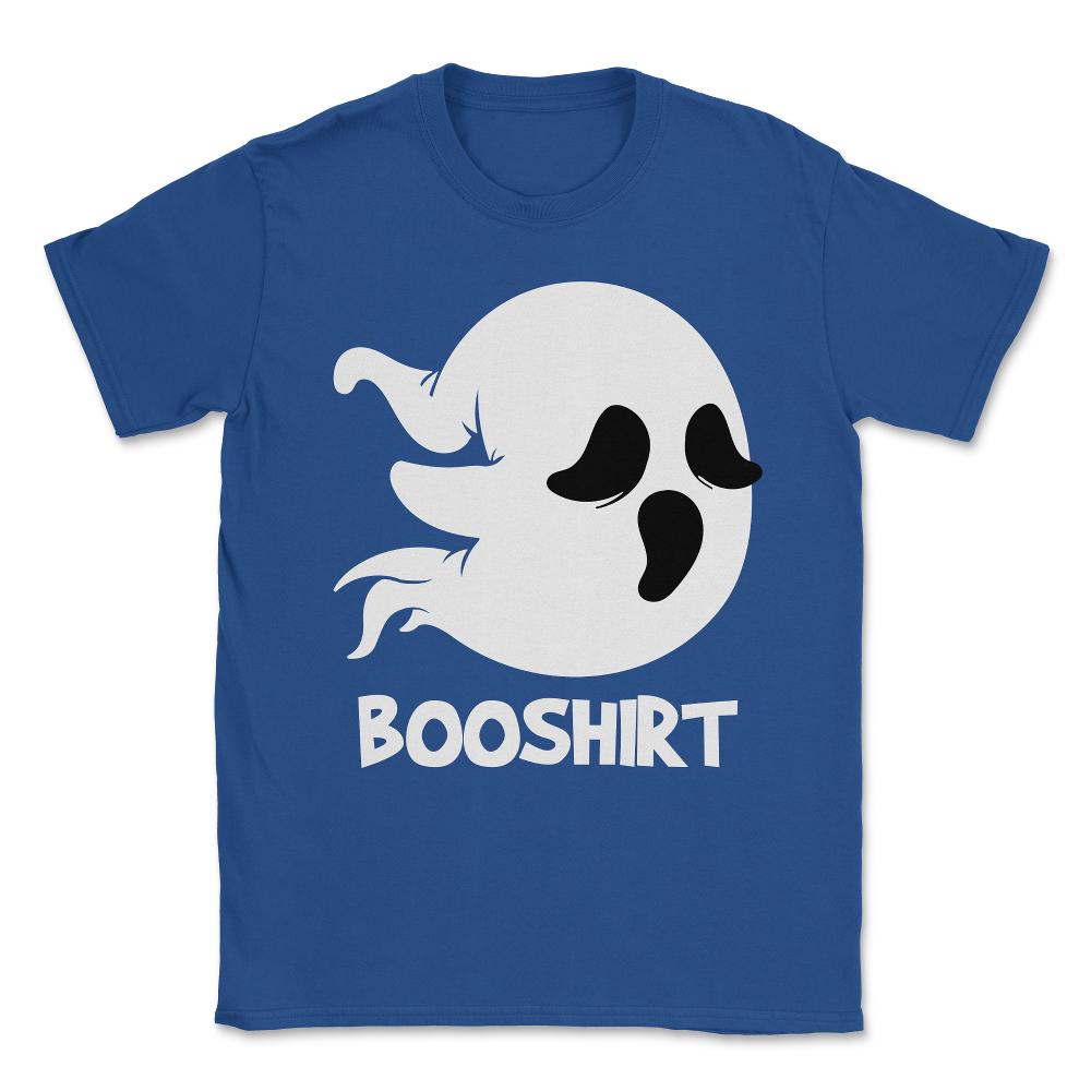 Booshirt Funny Halloween Boo Ghost Unisex T-Shirt - Royal Blue