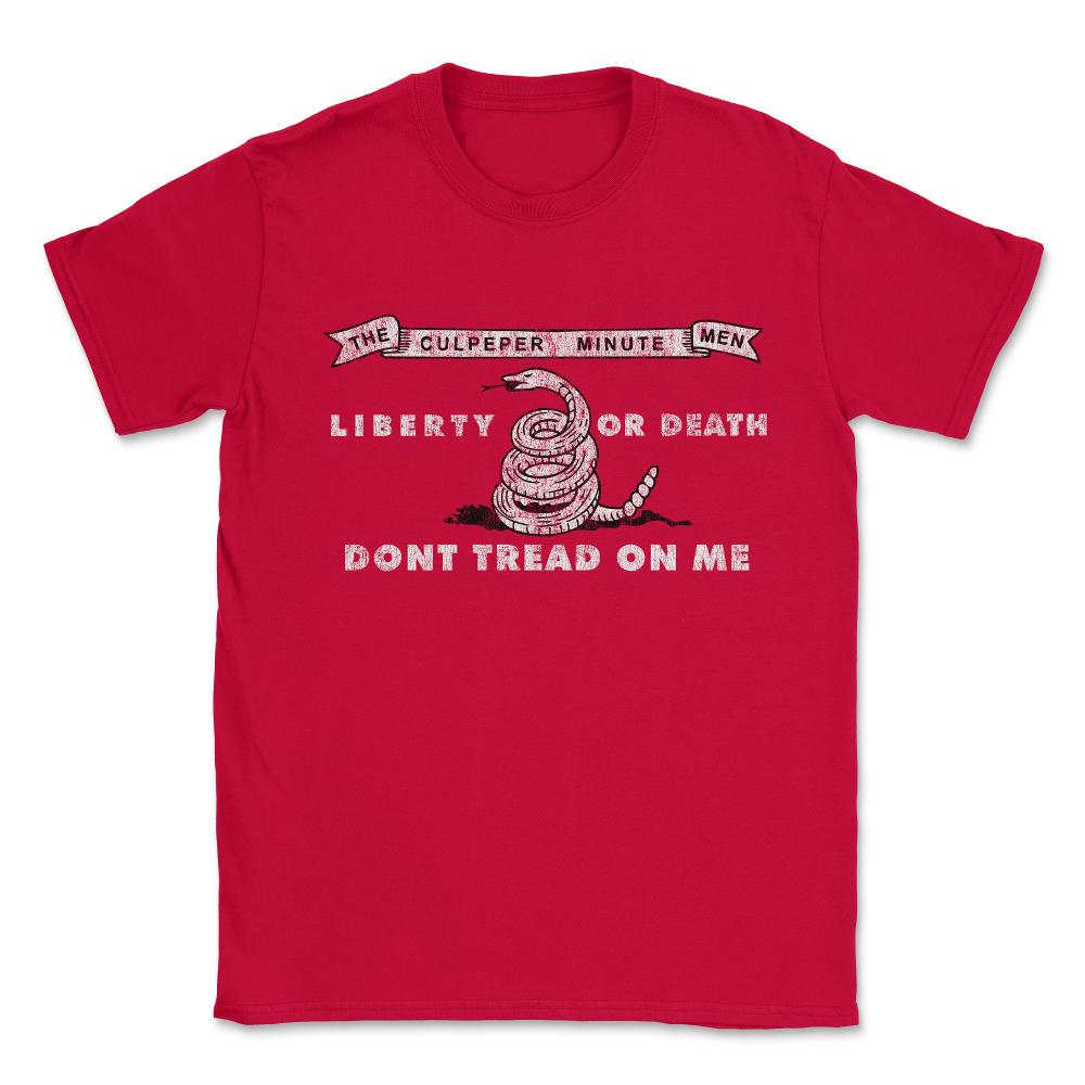 Minute Men Vintage Unisex T-Shirt - Red