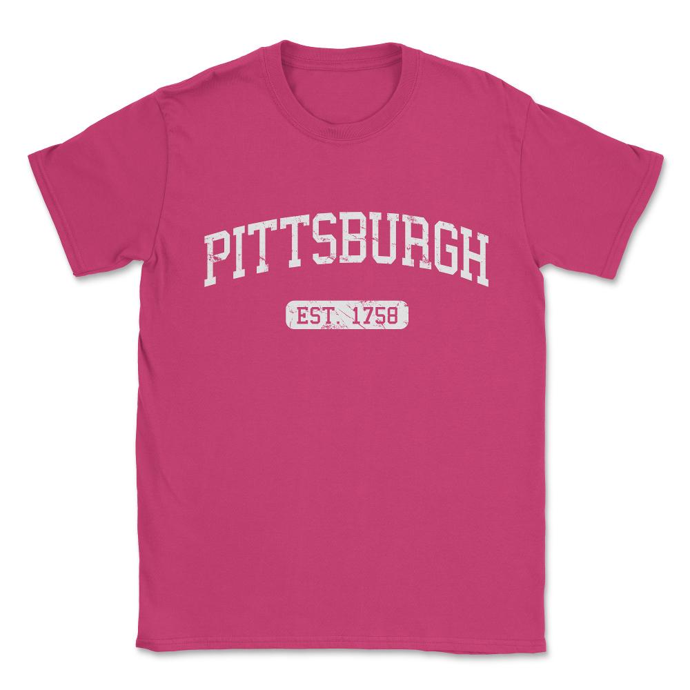 Pittsburg 1771 Unisex T-Shirt - Heliconia